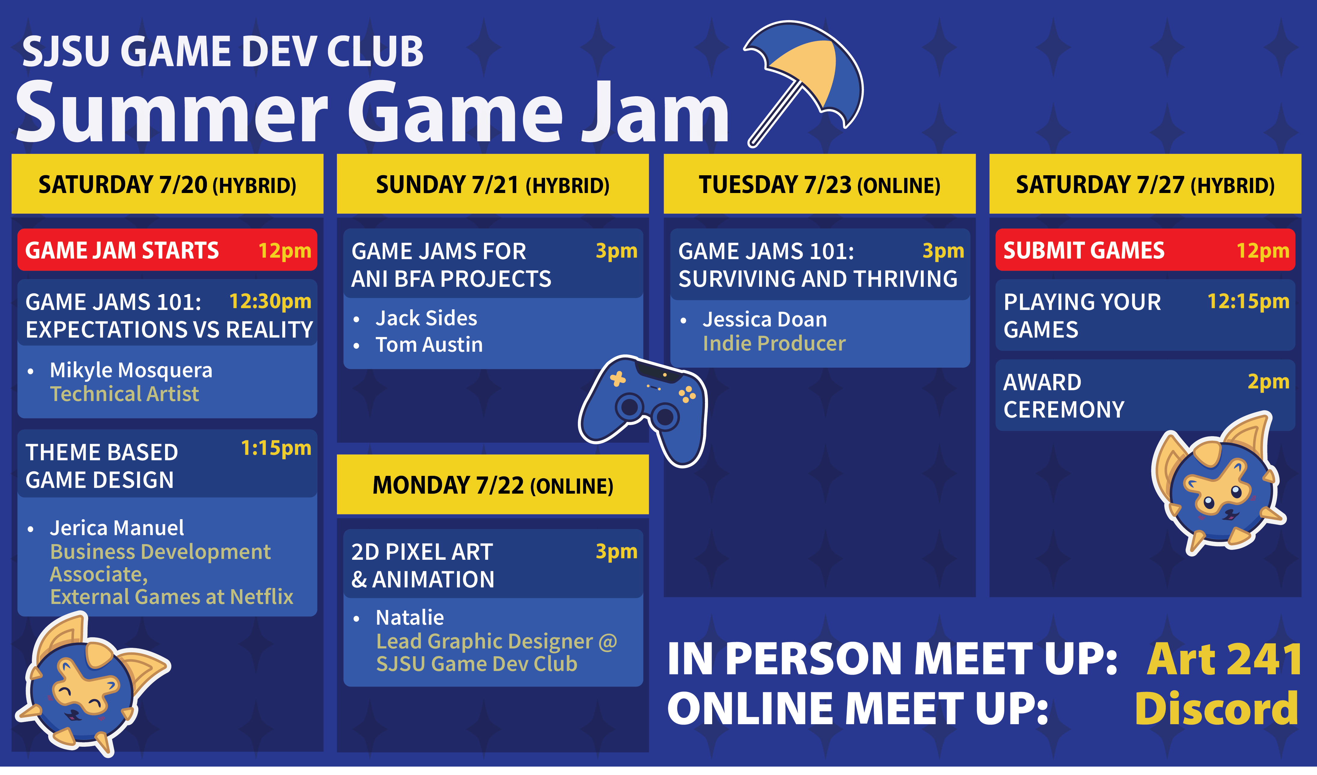 image of the schedule list
